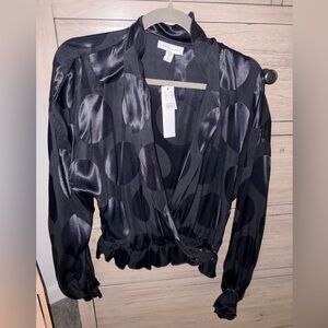 TopShop Black Blouse
